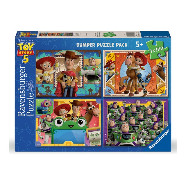 Puzzle Infantil 4X100 Piezas Toy Story 5 Ravensburger