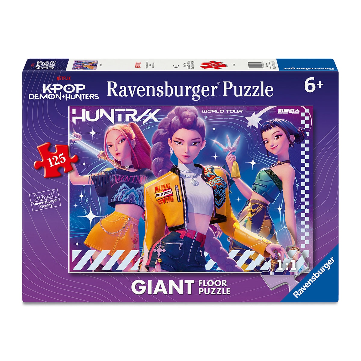 Imagen 0 de Puzzle Infantil 125 piezas Giant K Pop Demon Hunters Ravensburger