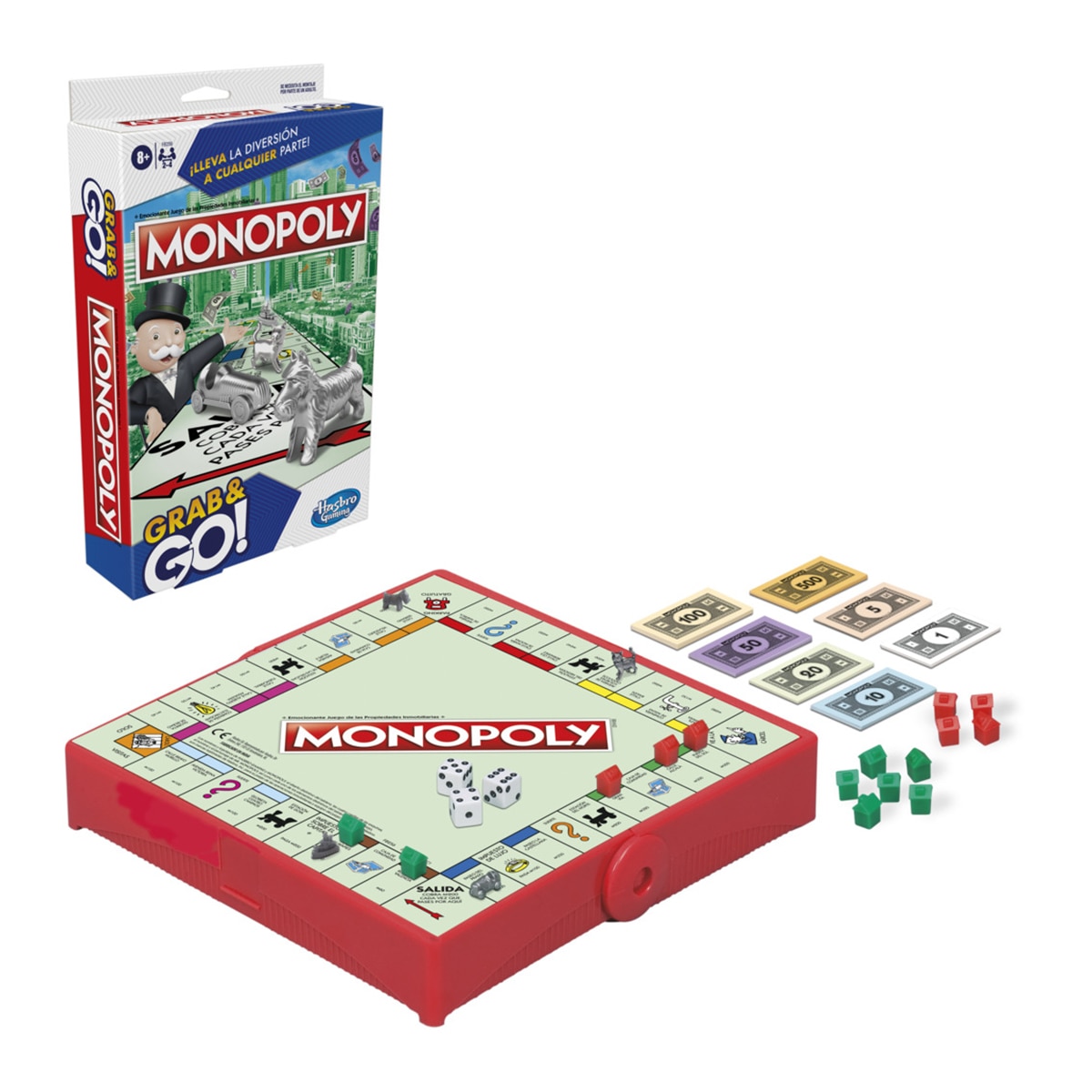Juego Monopoly de viaje Grab&Go Hasbro Gaming 2