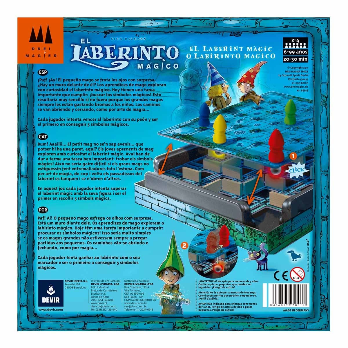 Juego de mesa El Laberinto mágico Devir 3