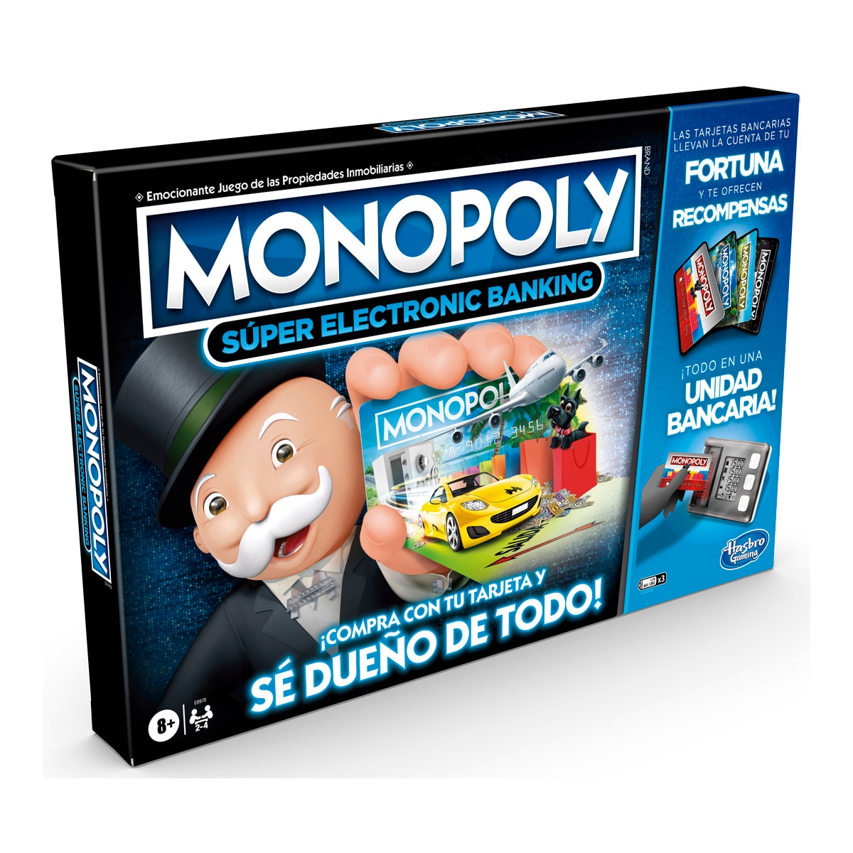 Imagen 0 de Juego de mesa Monopoly súper electronic banking Hasbro Gaming