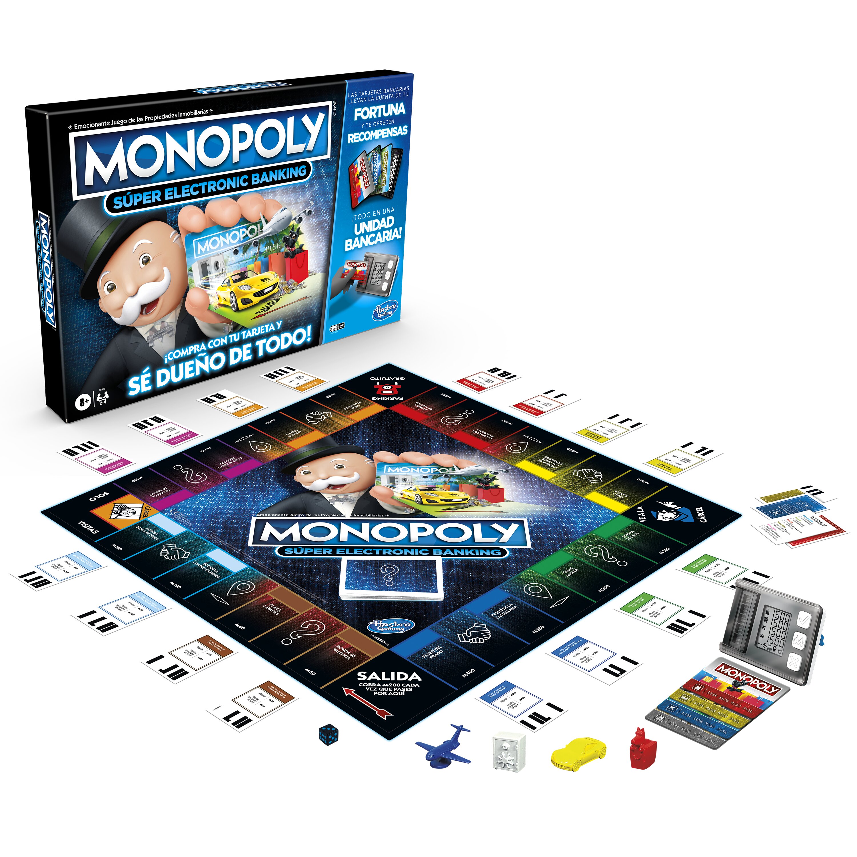 Juego de mesa Monopoly súper electronic banking Hasbro Gaming 2