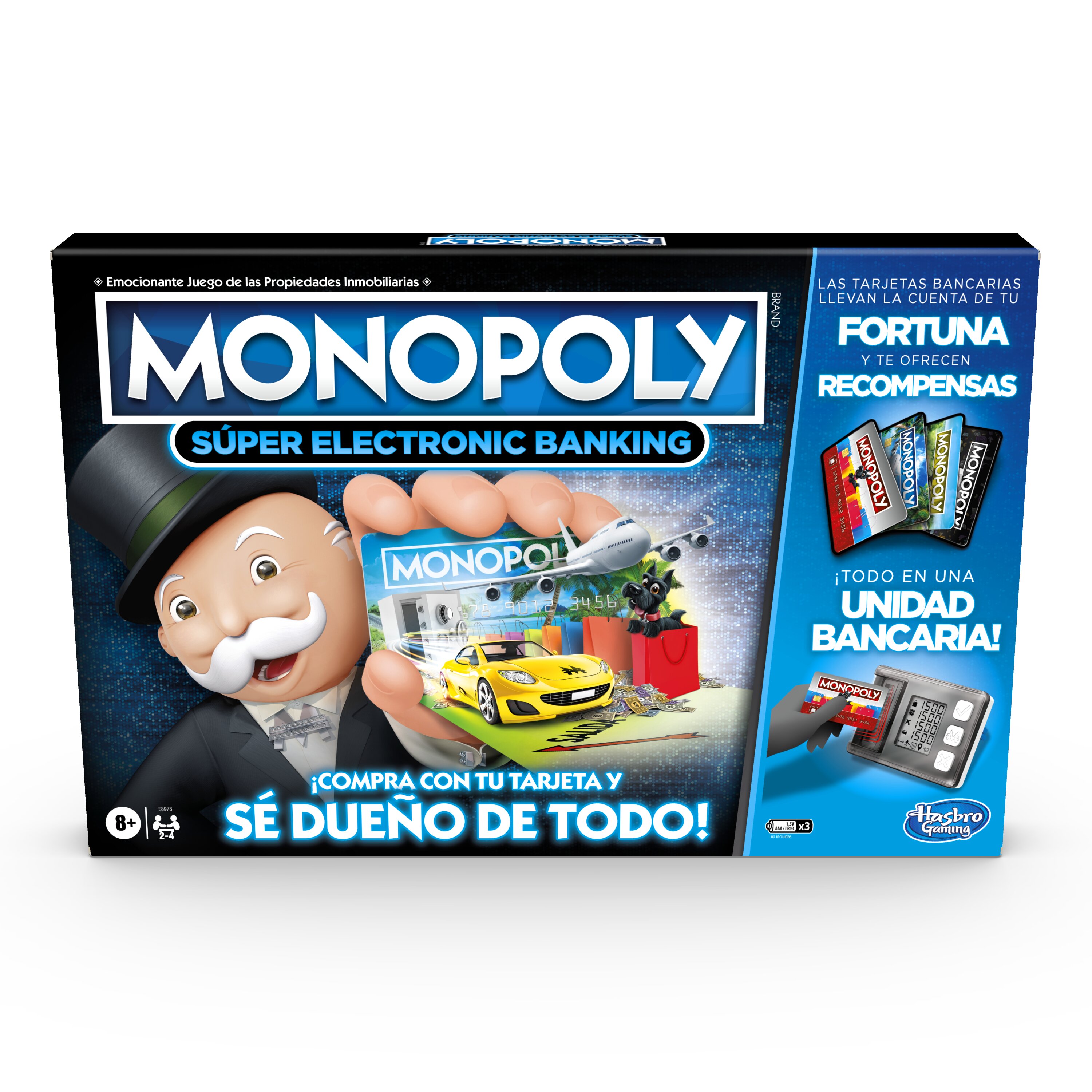 Juego de mesa Monopoly súper electronic banking Hasbro Gaming 3
