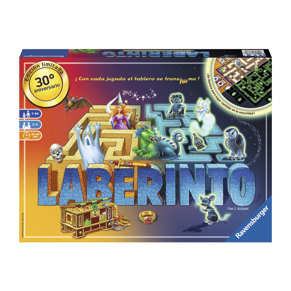 Imagen 0 de Juego de mesa y estrategia Laberinto Glow in The Dark RAVENSBURGER