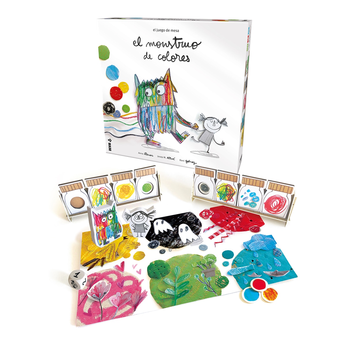 Juego de mesa El Monstruo de colores DEVIR 2