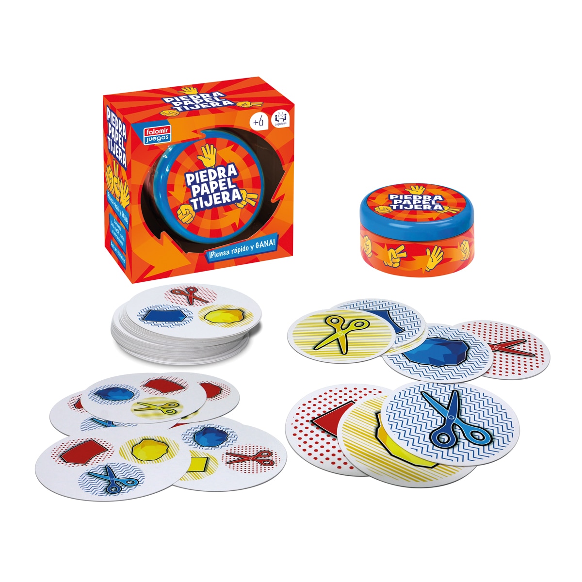 Juego de cartas Piedra Papel o Tijera 2