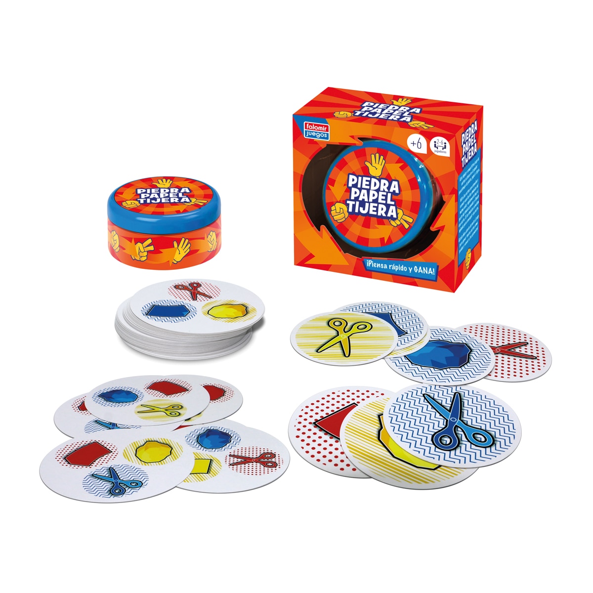 Juego de cartas Piedra Papel o Tijera 4