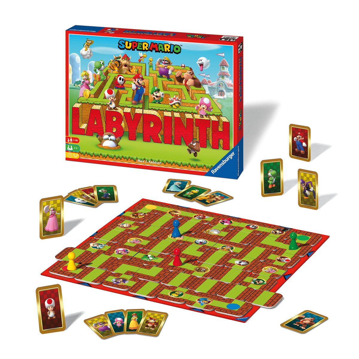 Juego de mesa y estrategia Laberinto Super Mario Bros RAVENSBURGER 2