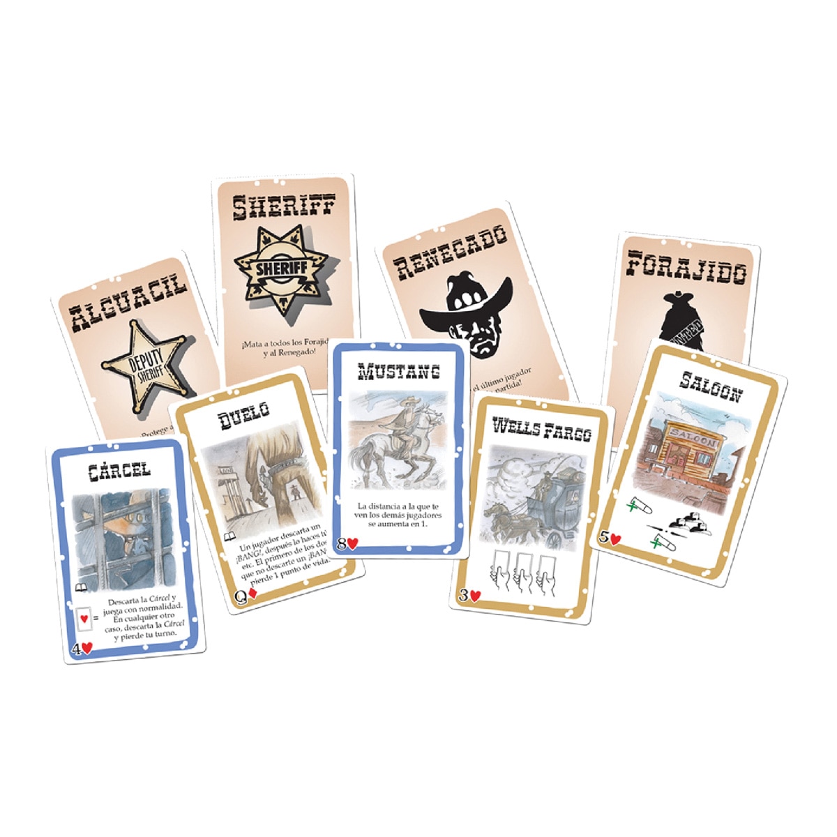 Juego de mesa Bang! El juego del salvaje Oeste Asmodee 2