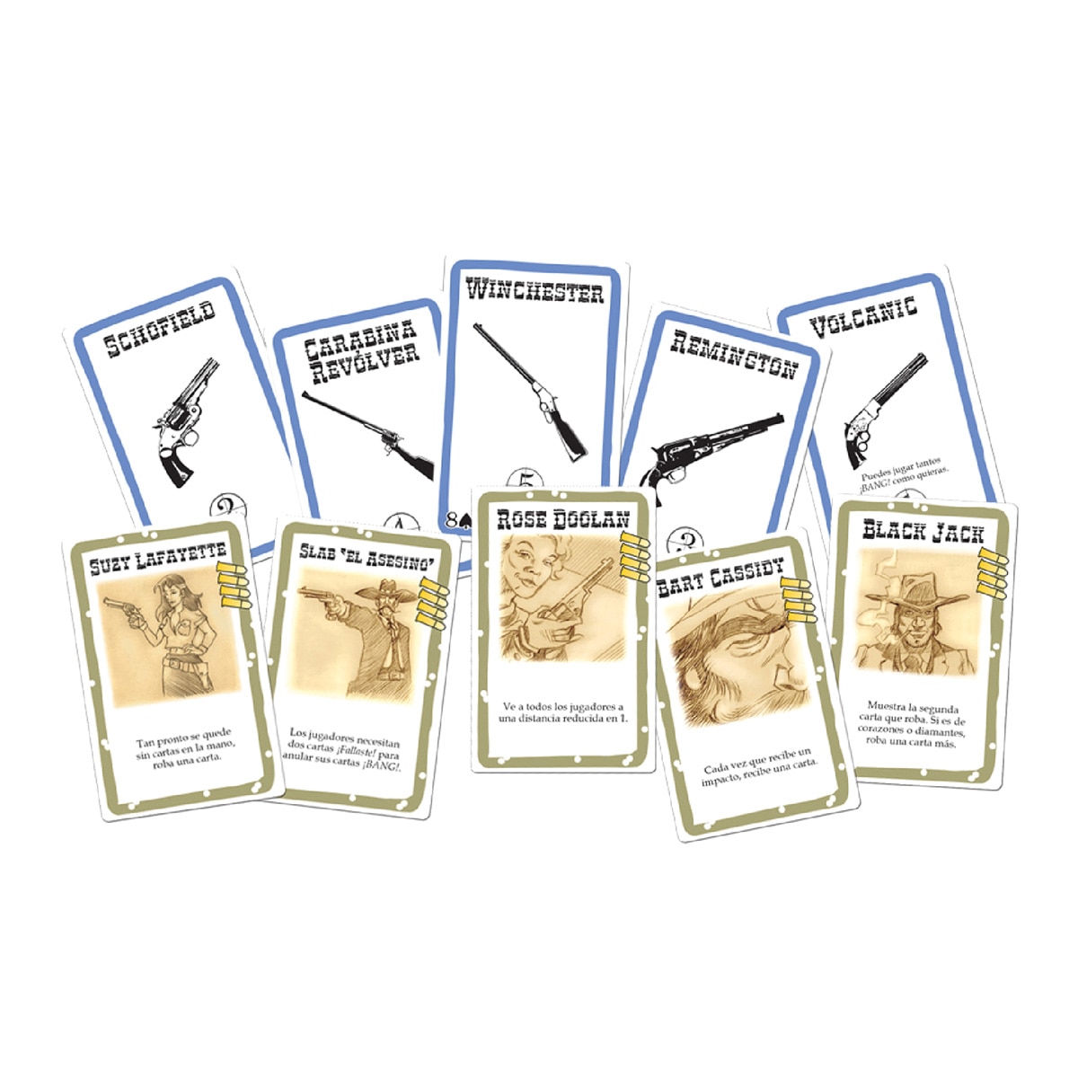 Juego de mesa Bang! El juego del salvaje Oeste Asmodee 3