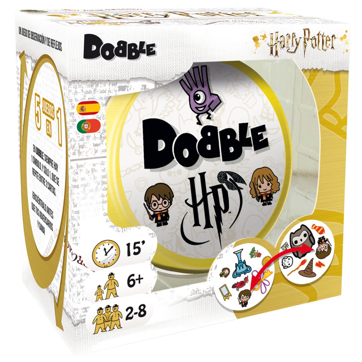 Jogo de cartas Dobble Harry Potter Asmodee 5