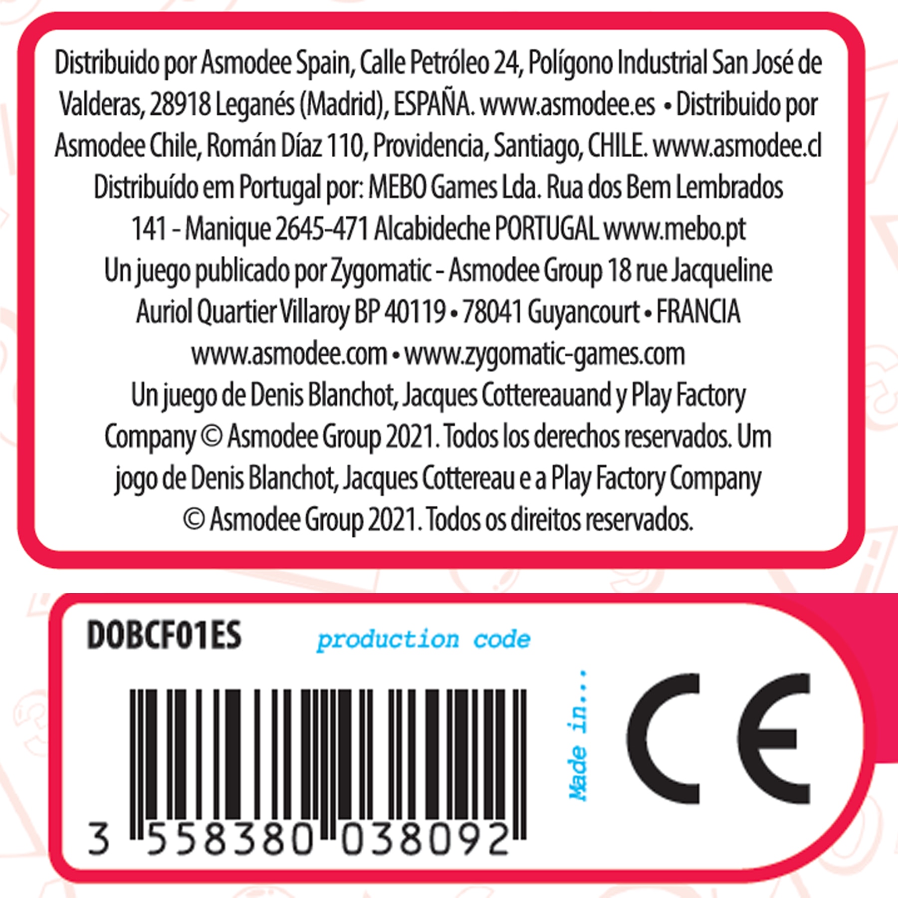 Dobble Formas y números 5