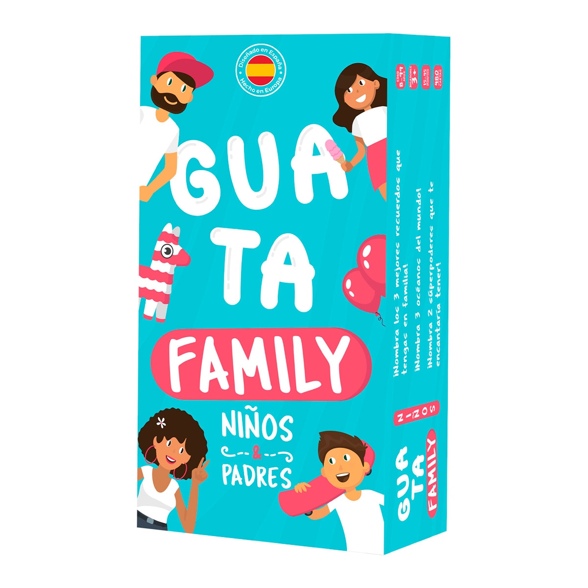 Imagen 0 de Juego de cartas Guatafamily niños&padres Asmodee