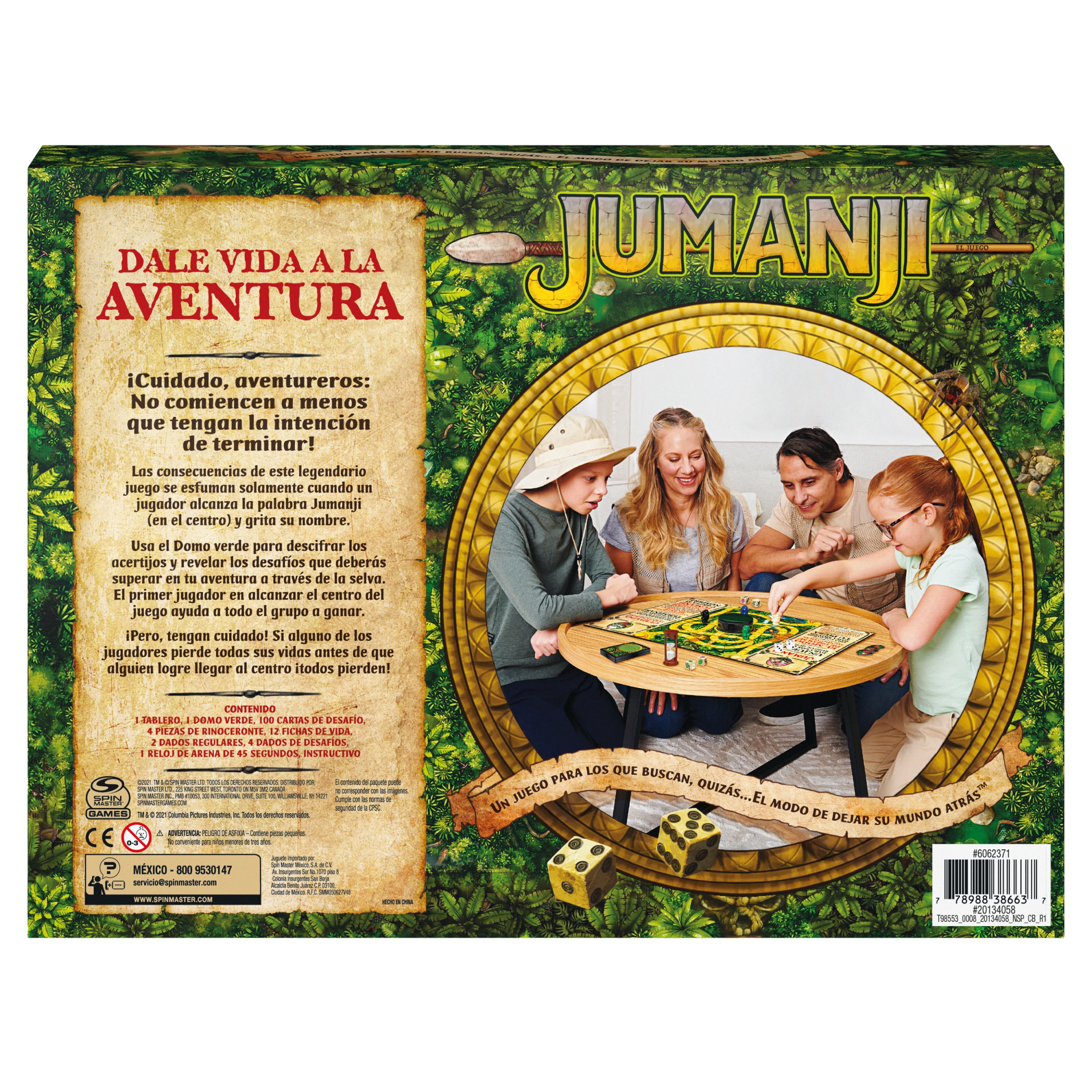 Juego de mesa Jumanji Spin Master Games 10