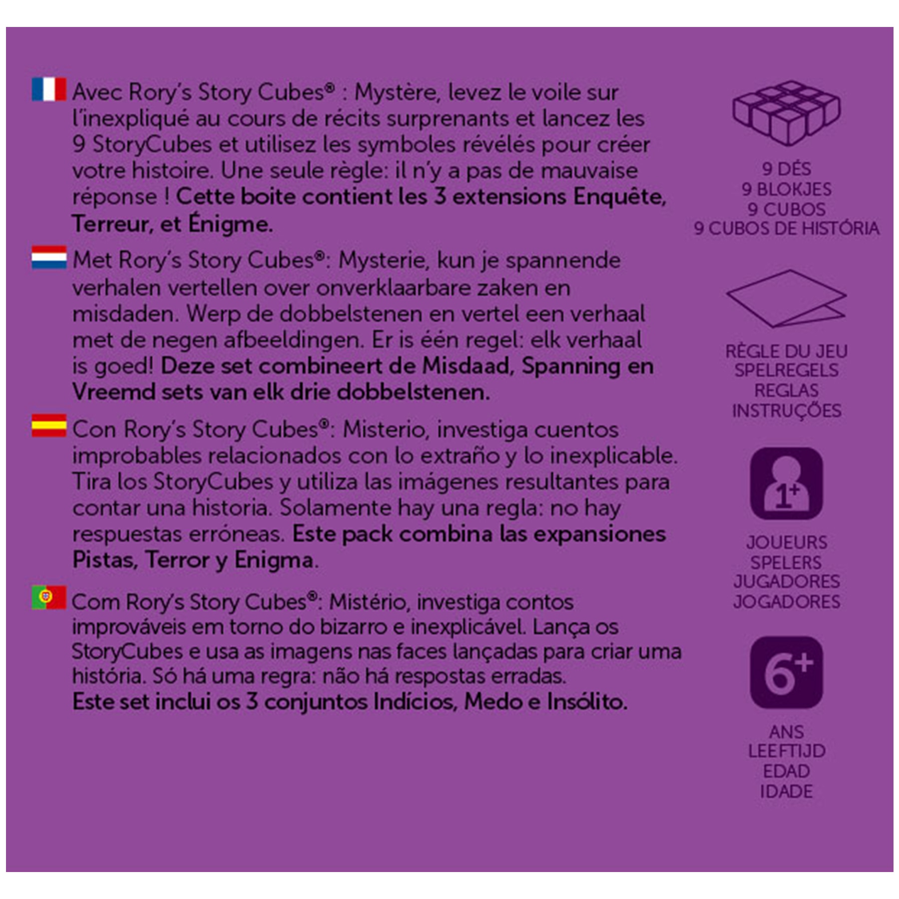 Story Cubes: Misterio 3