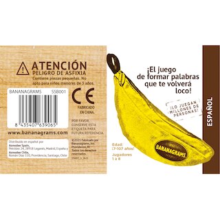 BANANAGRAMS Classic Asmodee – Gioco Di Parole In Tedesco, Veloce E Divertente, Per 1-8 Giocatori, Dai 7 Anni