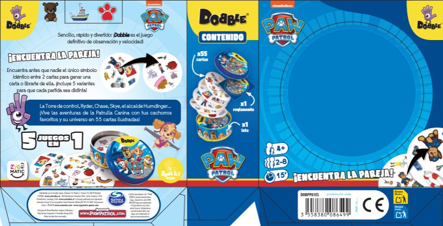 Juego de cartas Dobble Patrulla Canina 5