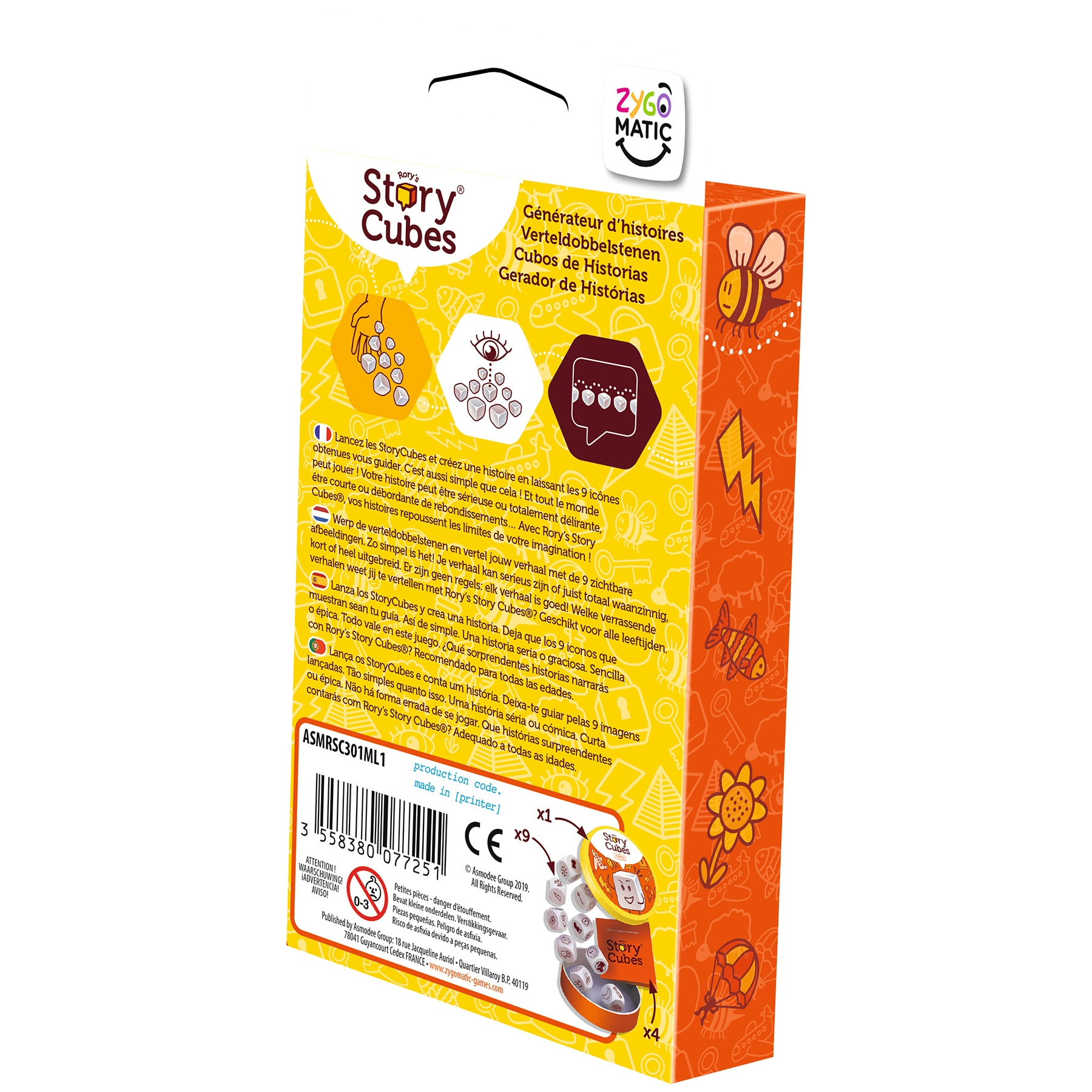 Juego de dados Story Cubes: Original 3