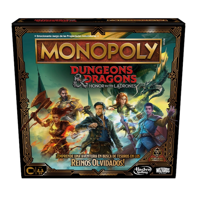 Imagen 0 de Juego de mesa Monopoly Dungeons & Dragons: Honor entre ladrones Hasbro Gaming