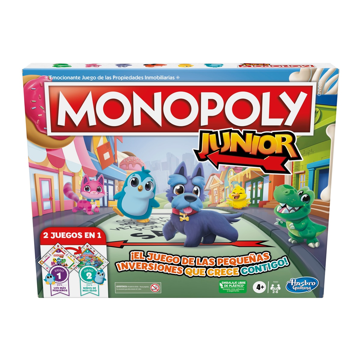 Imagen 0 de Juego de mesa Monopoly Junior Hasbro Gaming