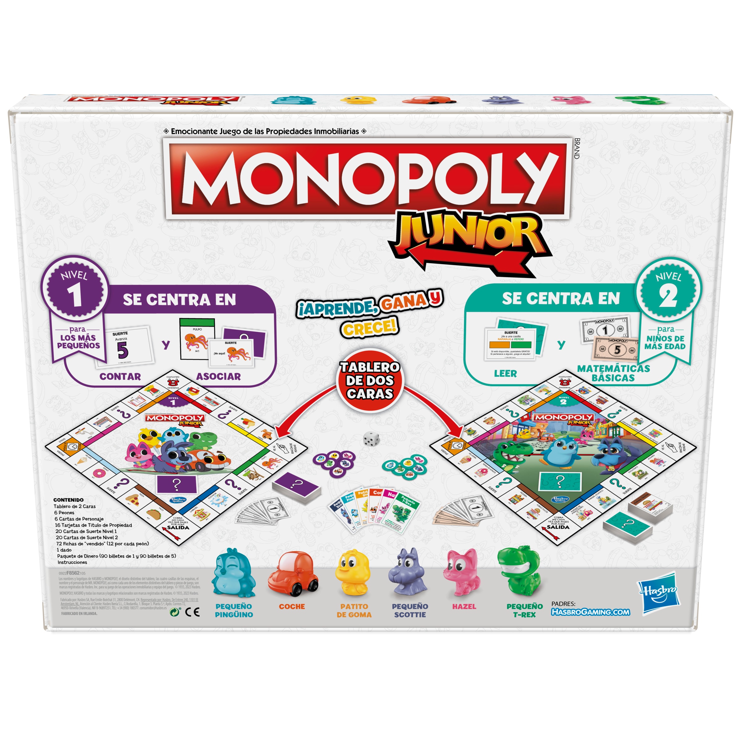 Juego de mesa Monopoly Junior Hasbro Gaming 4