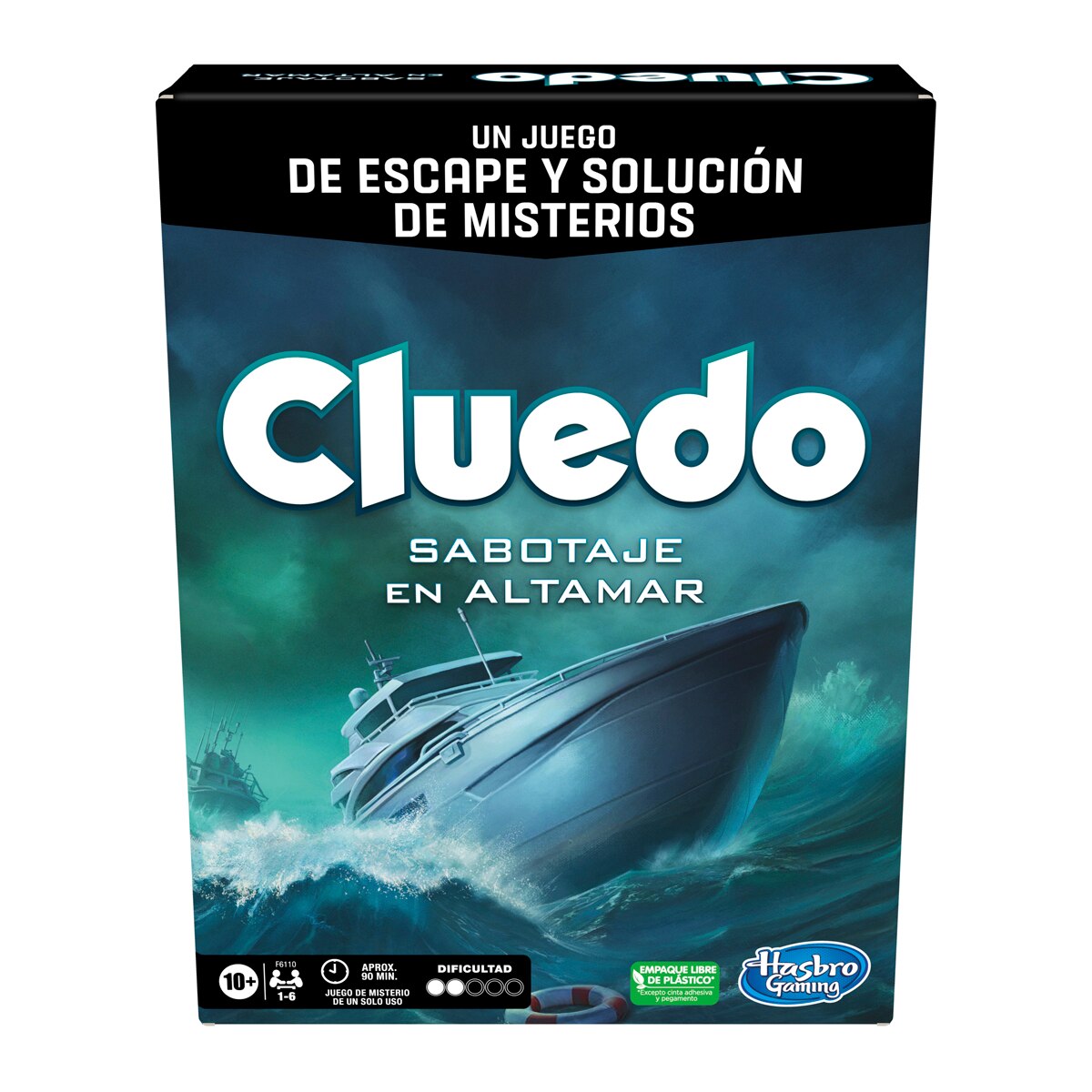 Juego de mesa Cluedo Sabotaje En Altamar Hasbro Gaming 1