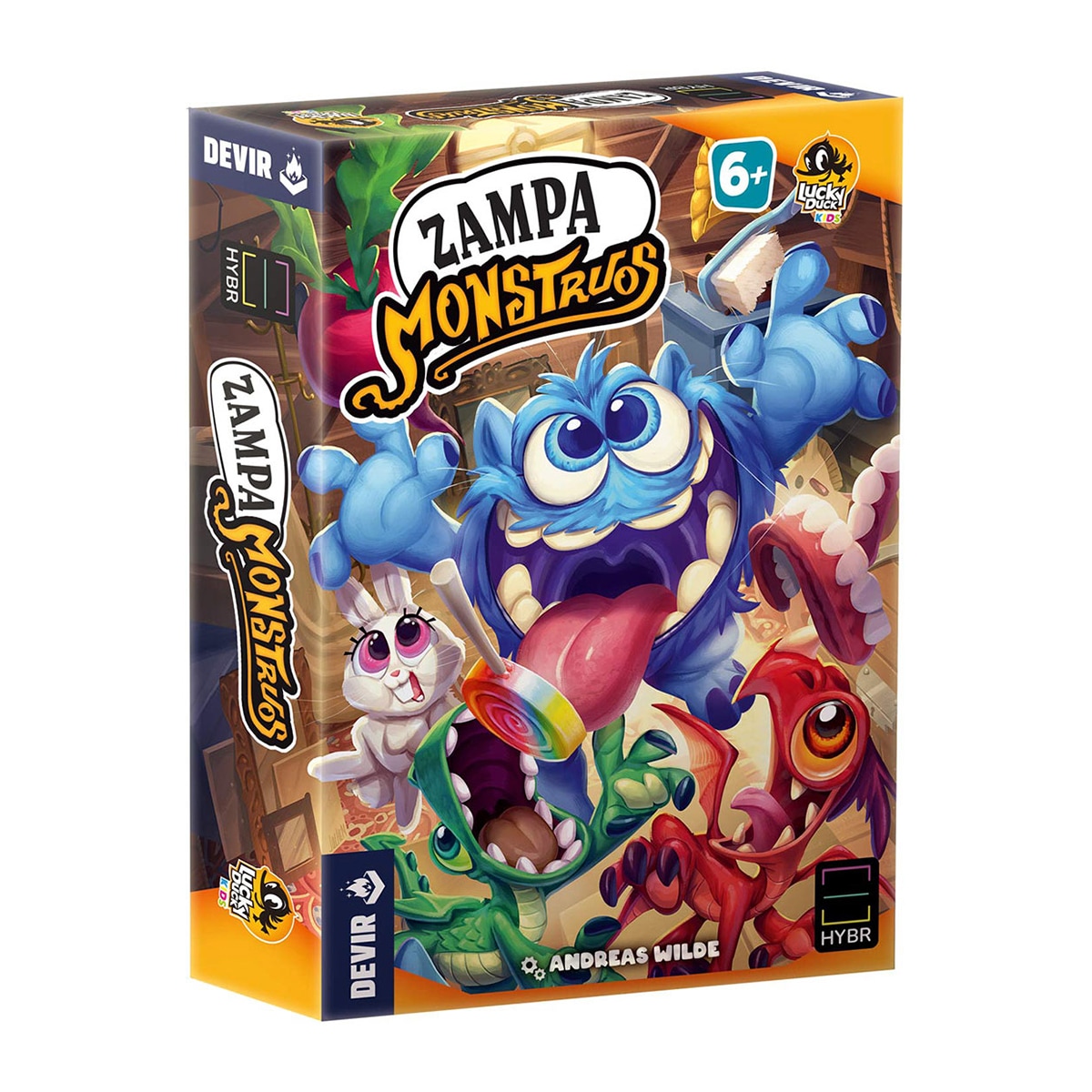 Juego de mesa Zampa Monstruos Devir 1