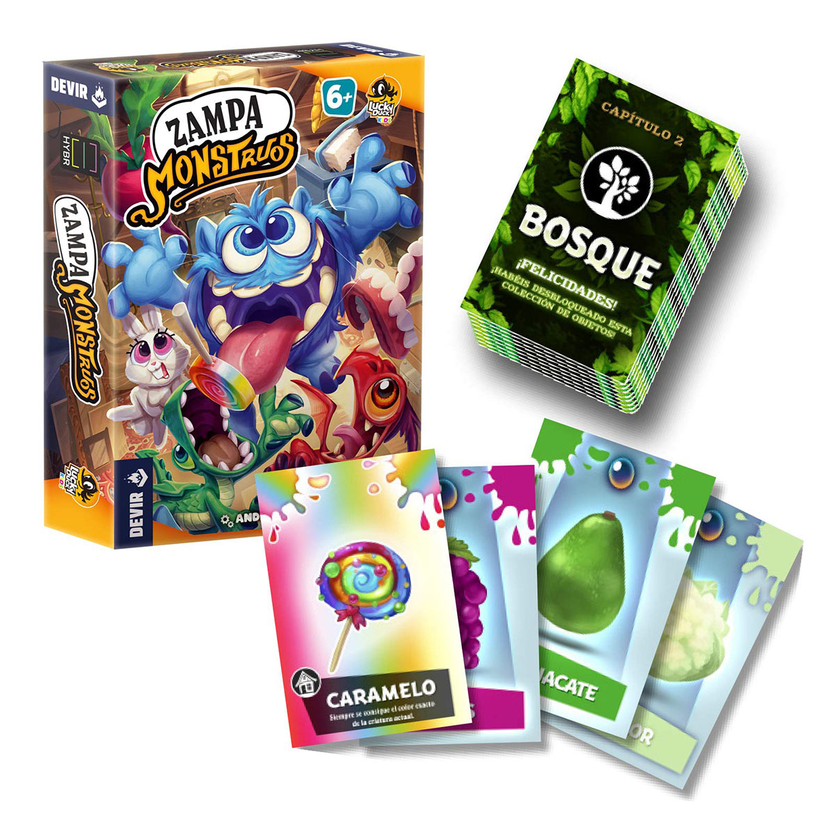 Juego de mesa Zampa Monstruos Devir 2