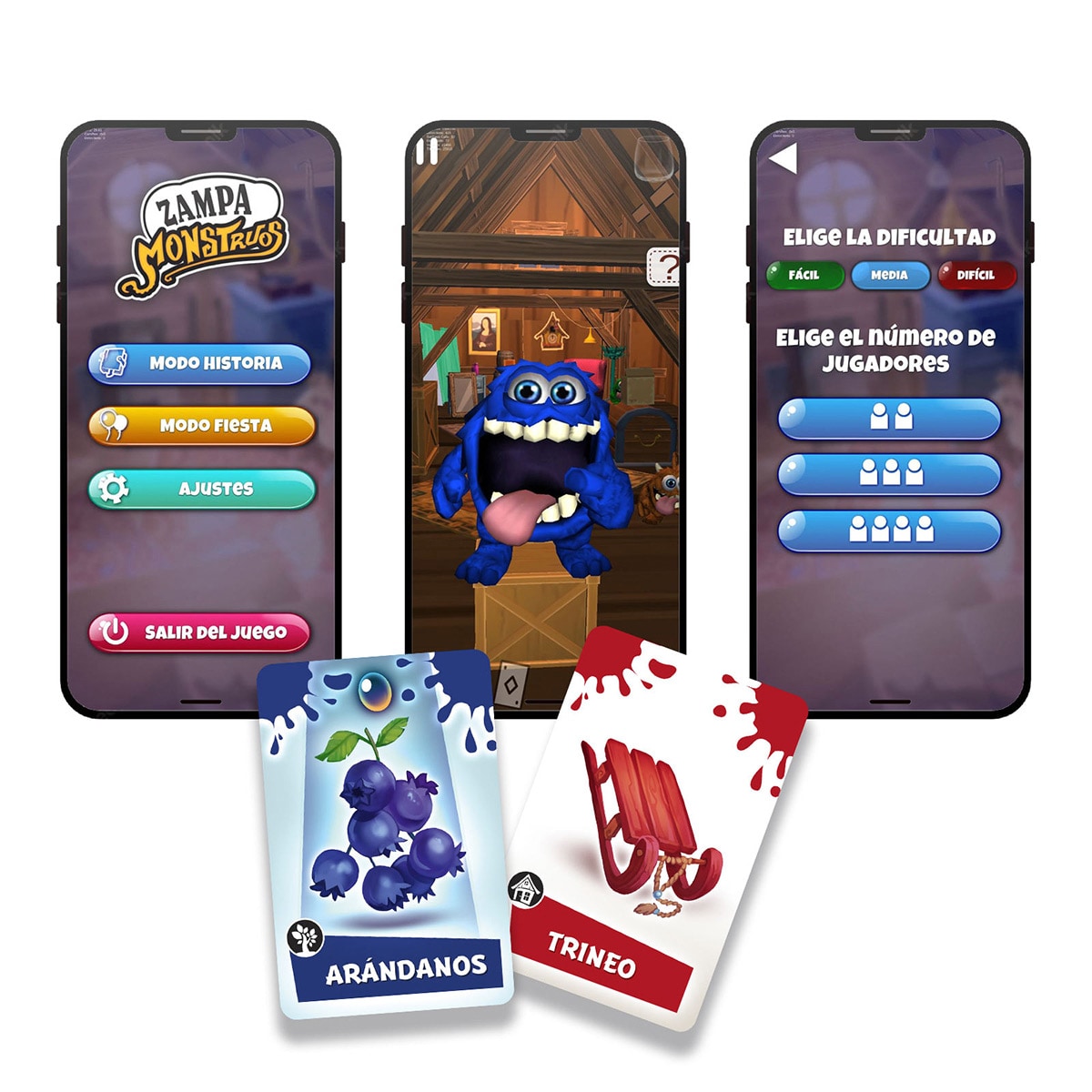 Juego de mesa Zampa Monstruos Devir 3