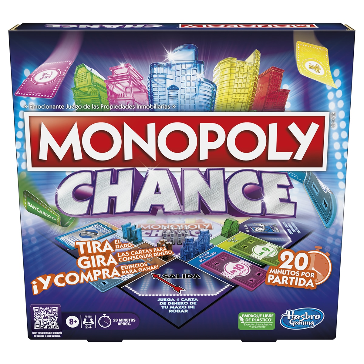 Juego de mesa Monopoly Chance Hasbro 1