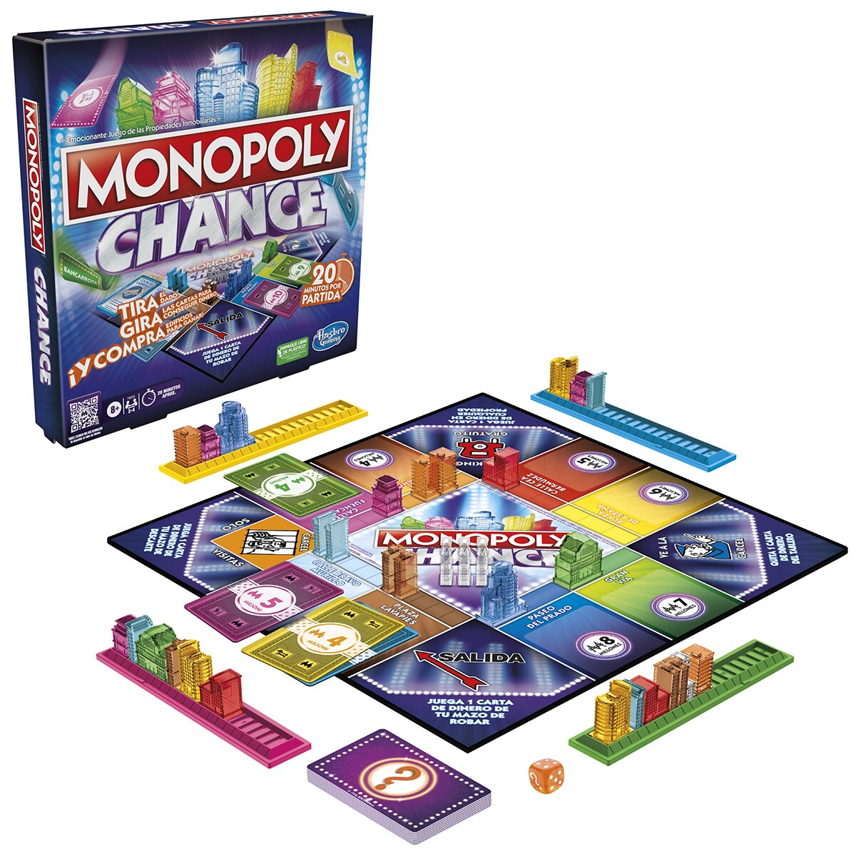 Juego de mesa Monopoly Chance Hasbro 3