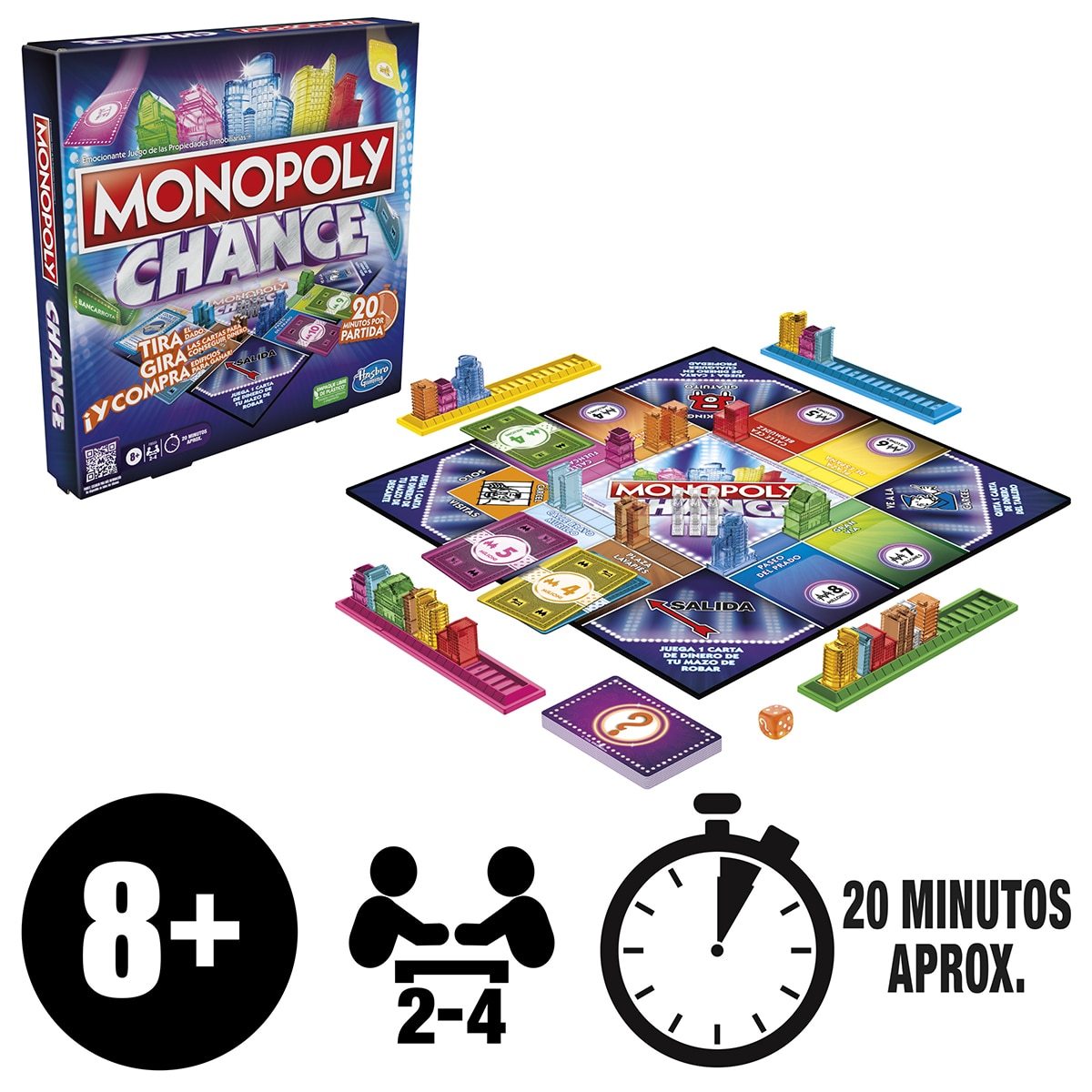 Juego de mesa Monopoly Chance Hasbro 6