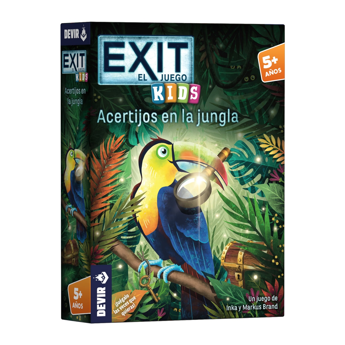Juego de mesa Exit Kids: Acertijos en la Jungla Devir 1
