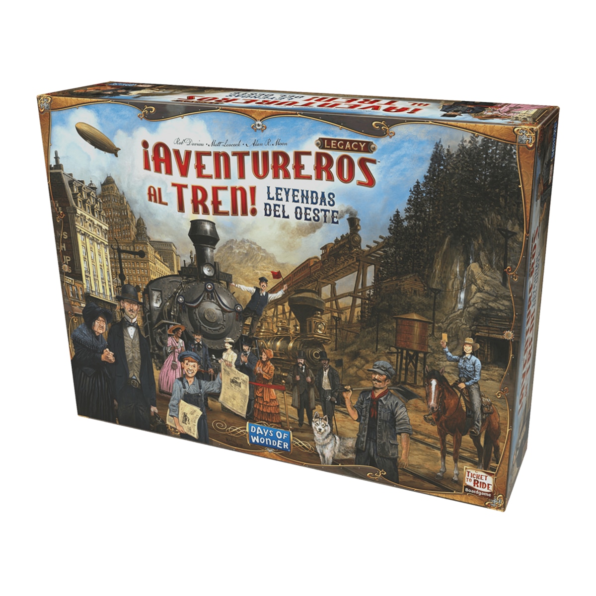 Days Of Wonder – Juego de mesa ¡Aventureros al Tren! Legacy Leyendas del Oeste Days Of Wonder.