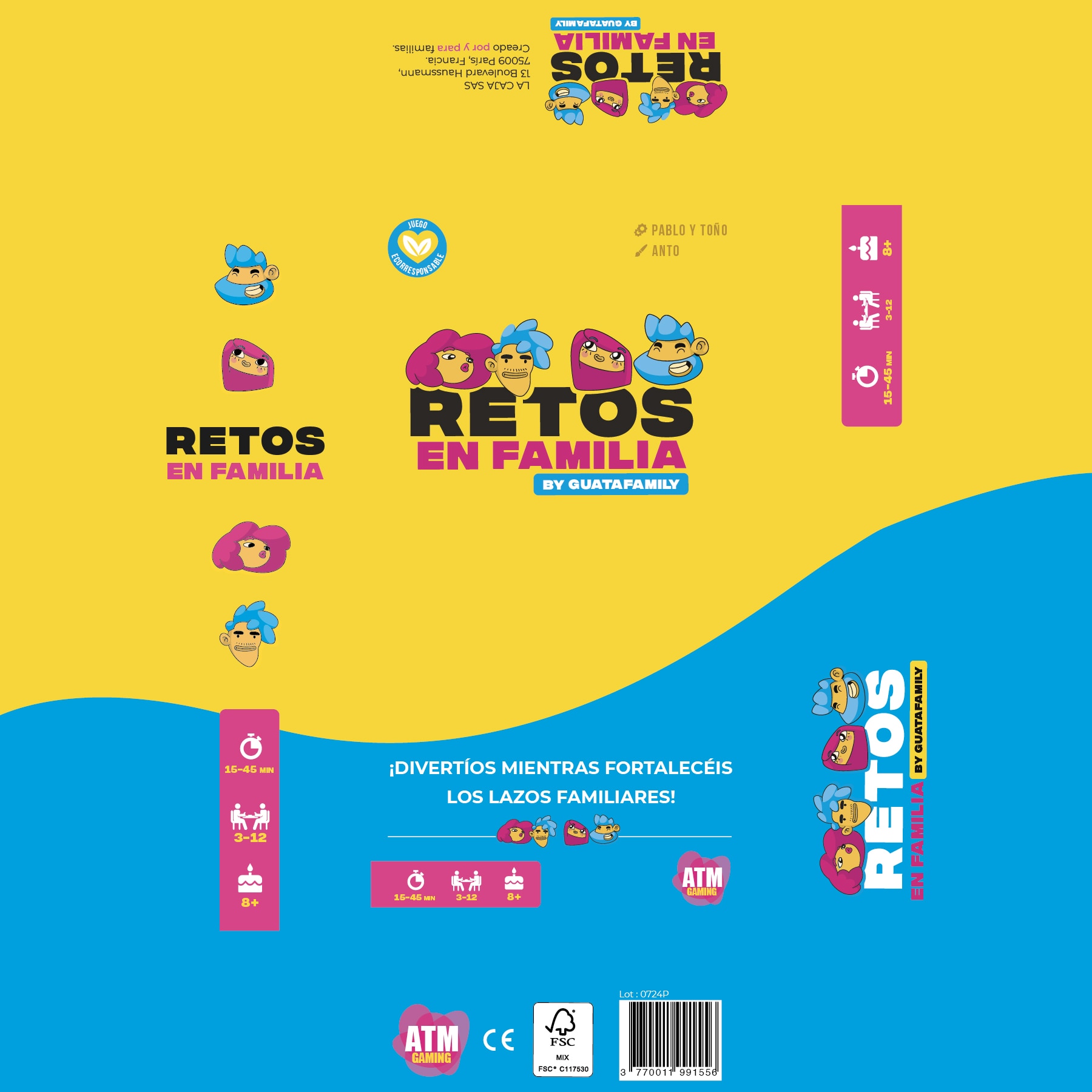 Juego de mesa Retos en Familia La Caja 4