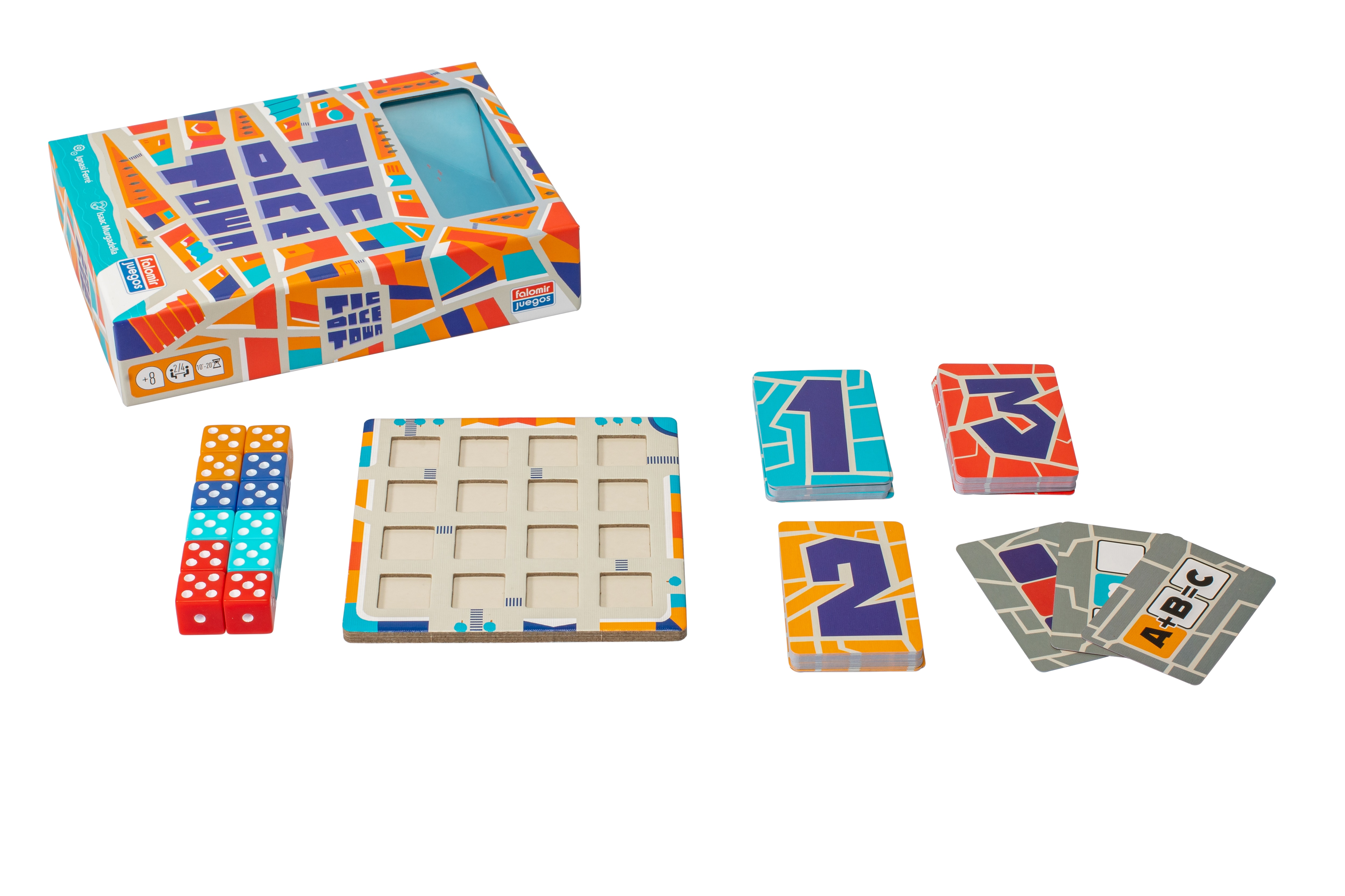 Juego de mesa Tic Dice Town Falomir 2