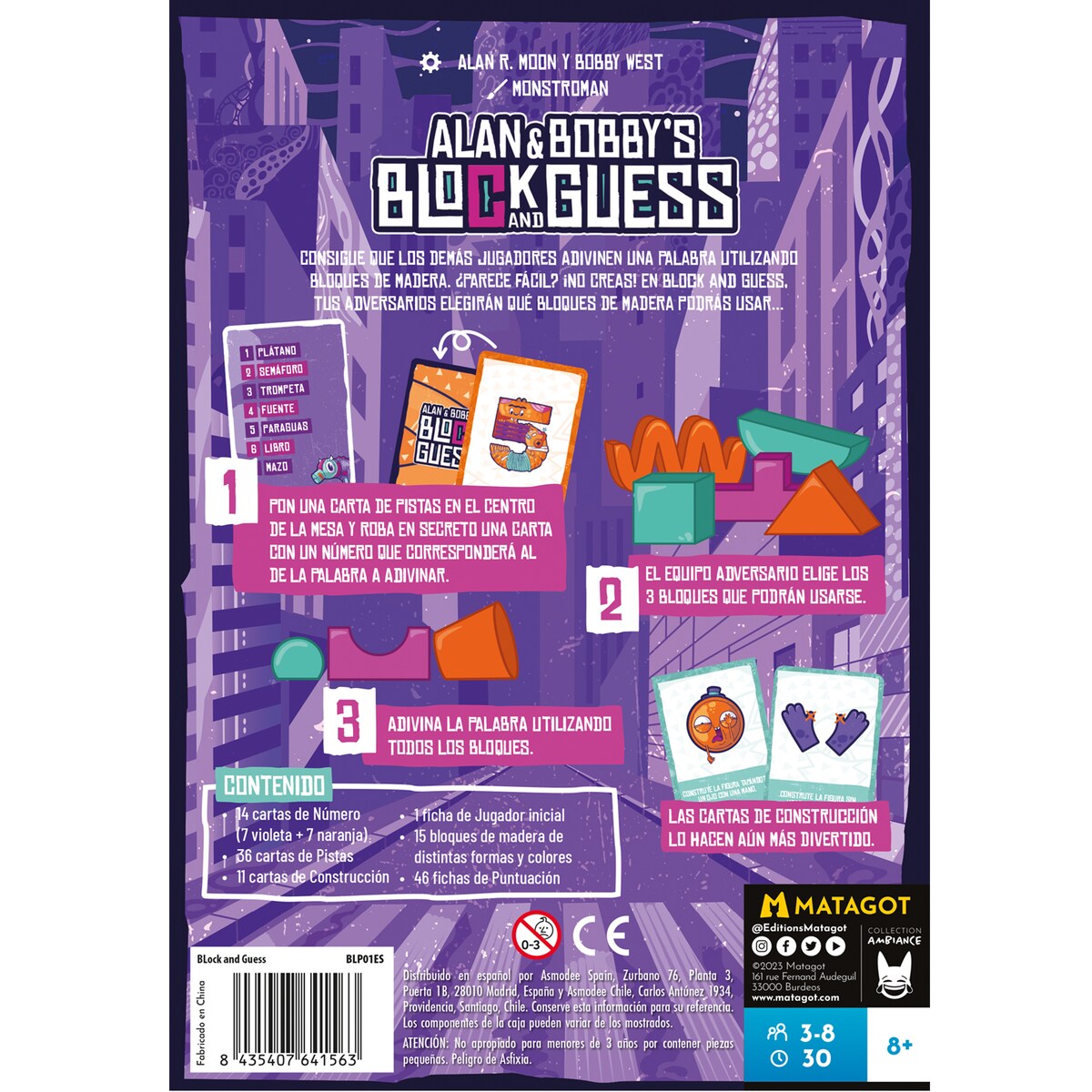 Juego de mesa Block & Guess Matagot 3