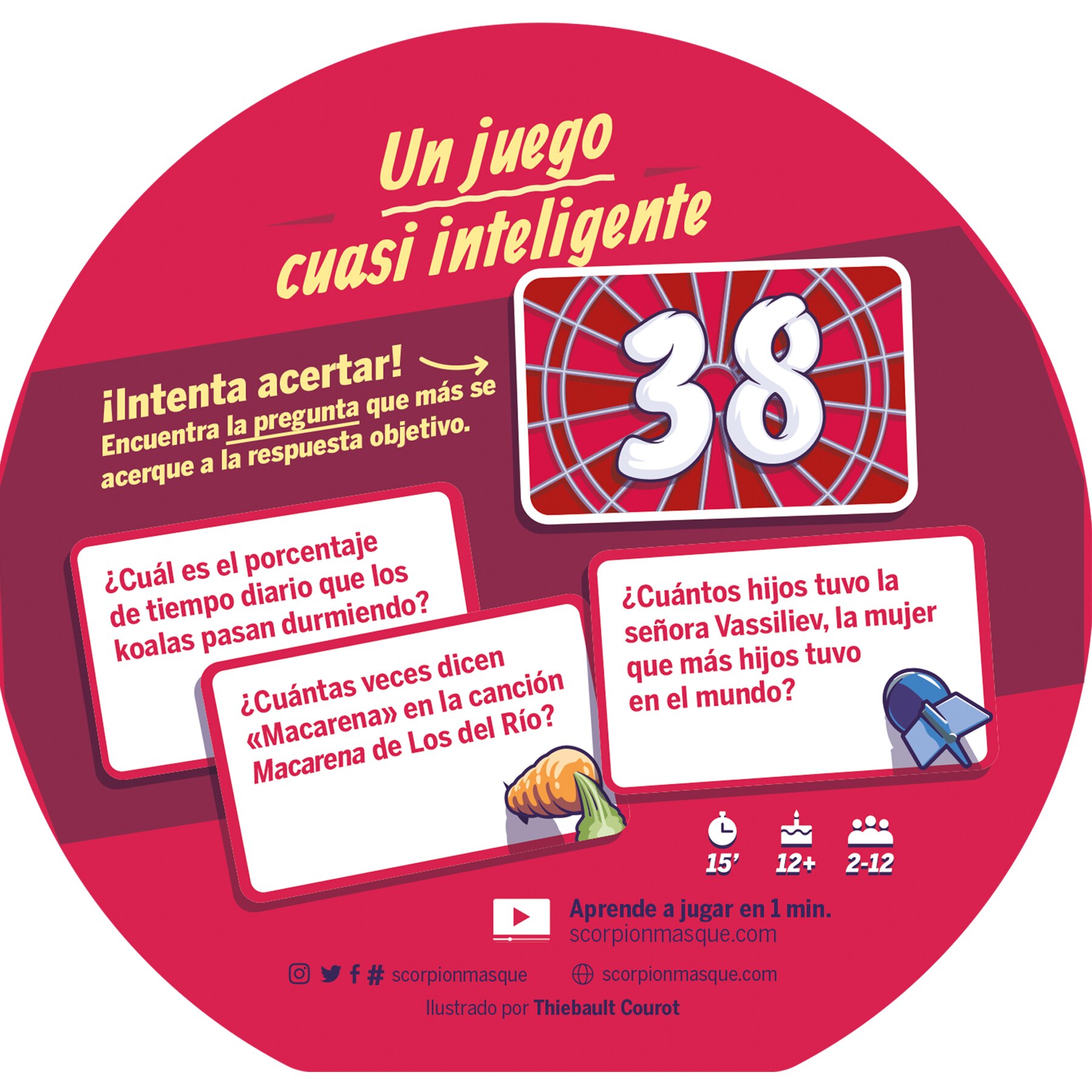 Juego de mesa De Zero a 100 Le Scorpion Masqué 5