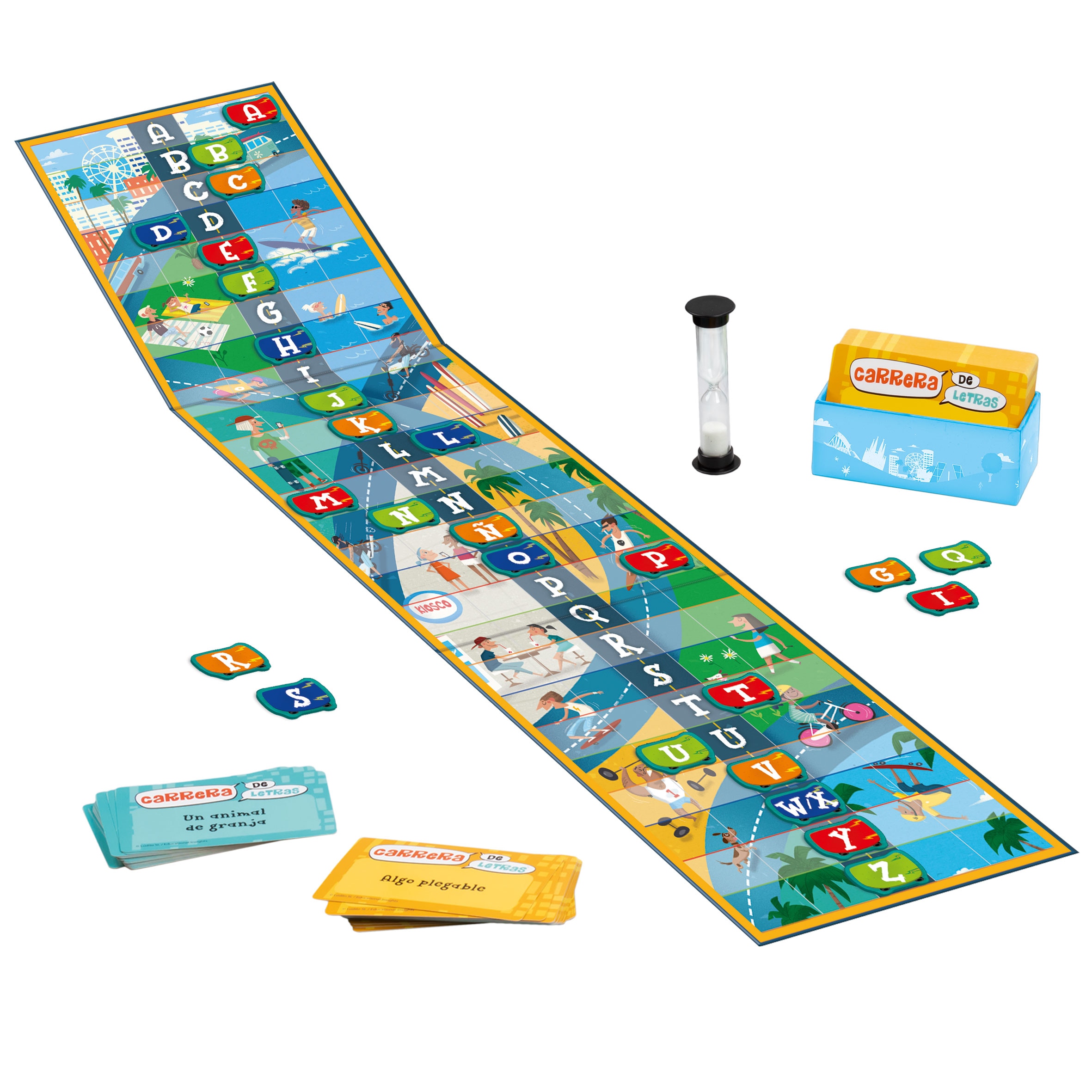 Juego de mesa Carrera de Letras Lúdilo 2
