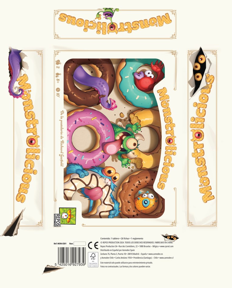 Juego de mesa Monstrolicious Repos Production 6