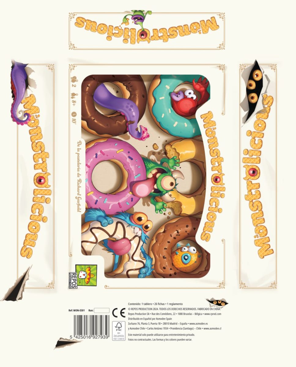 Juego de mesa Monstrolicious Repos Production 6