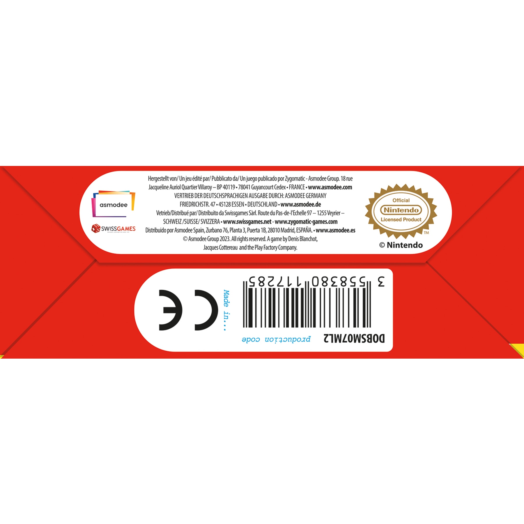 Juego de mesa Dobble Super Mario Eco Sleeve Zygomatic 6