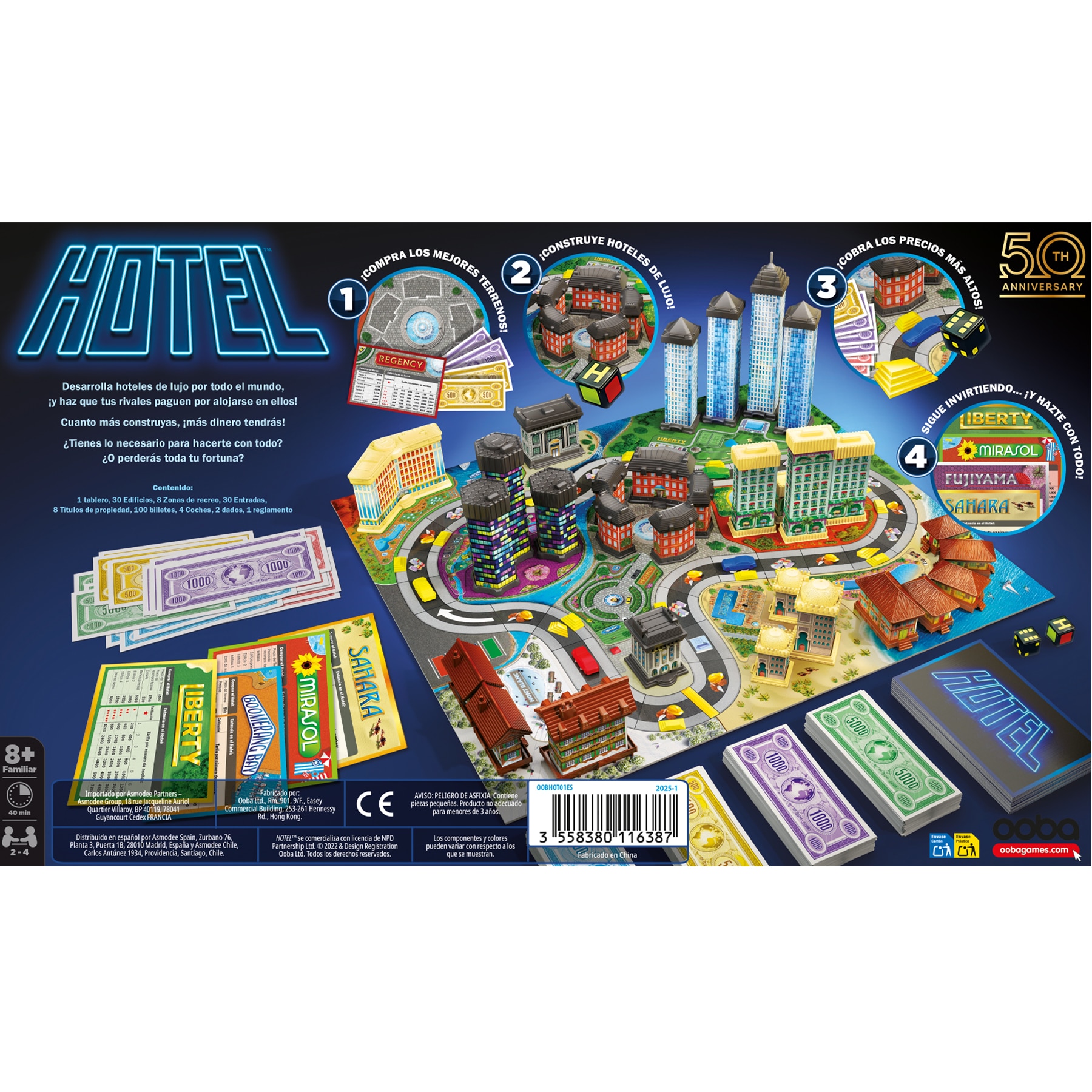 Juego de mesa Hotel Ooba Games 3