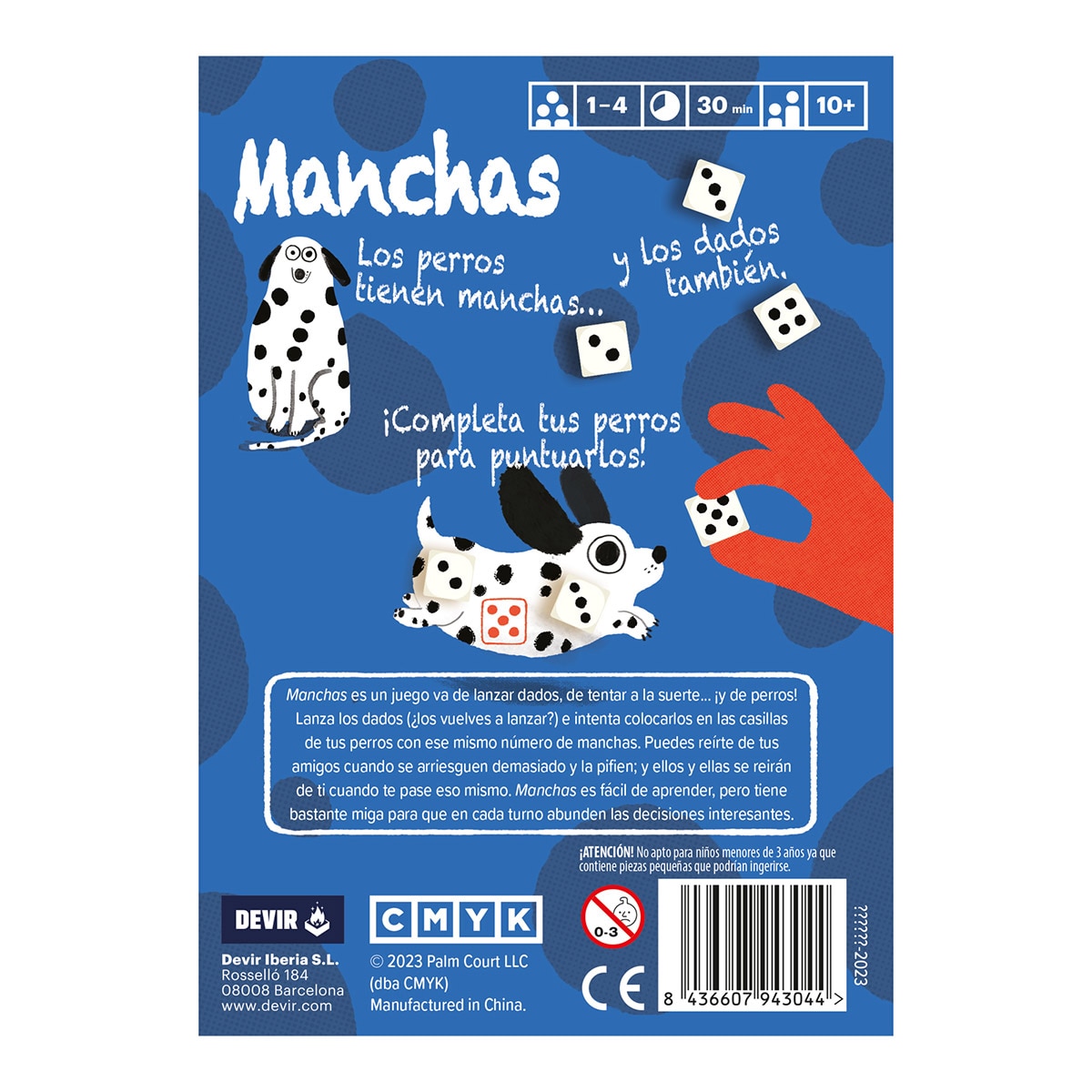 Juego de mesa Manchas Devir 3