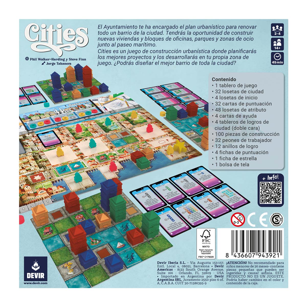Juego de mesa Cities Devir 3