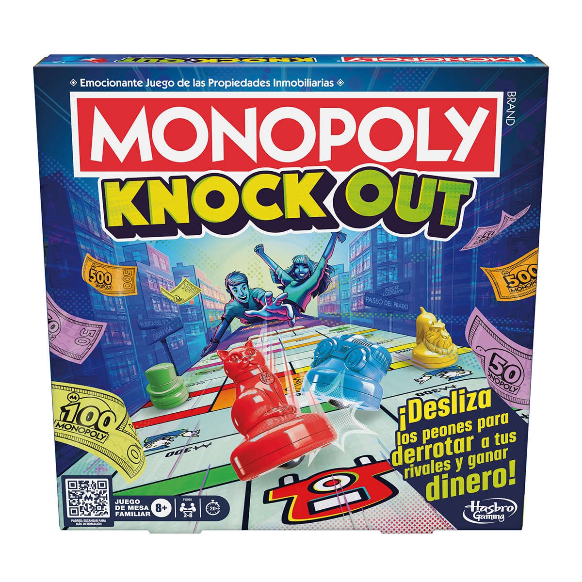 Imagen 0 de Juego de mesa Monopoly Knockout Hasbro