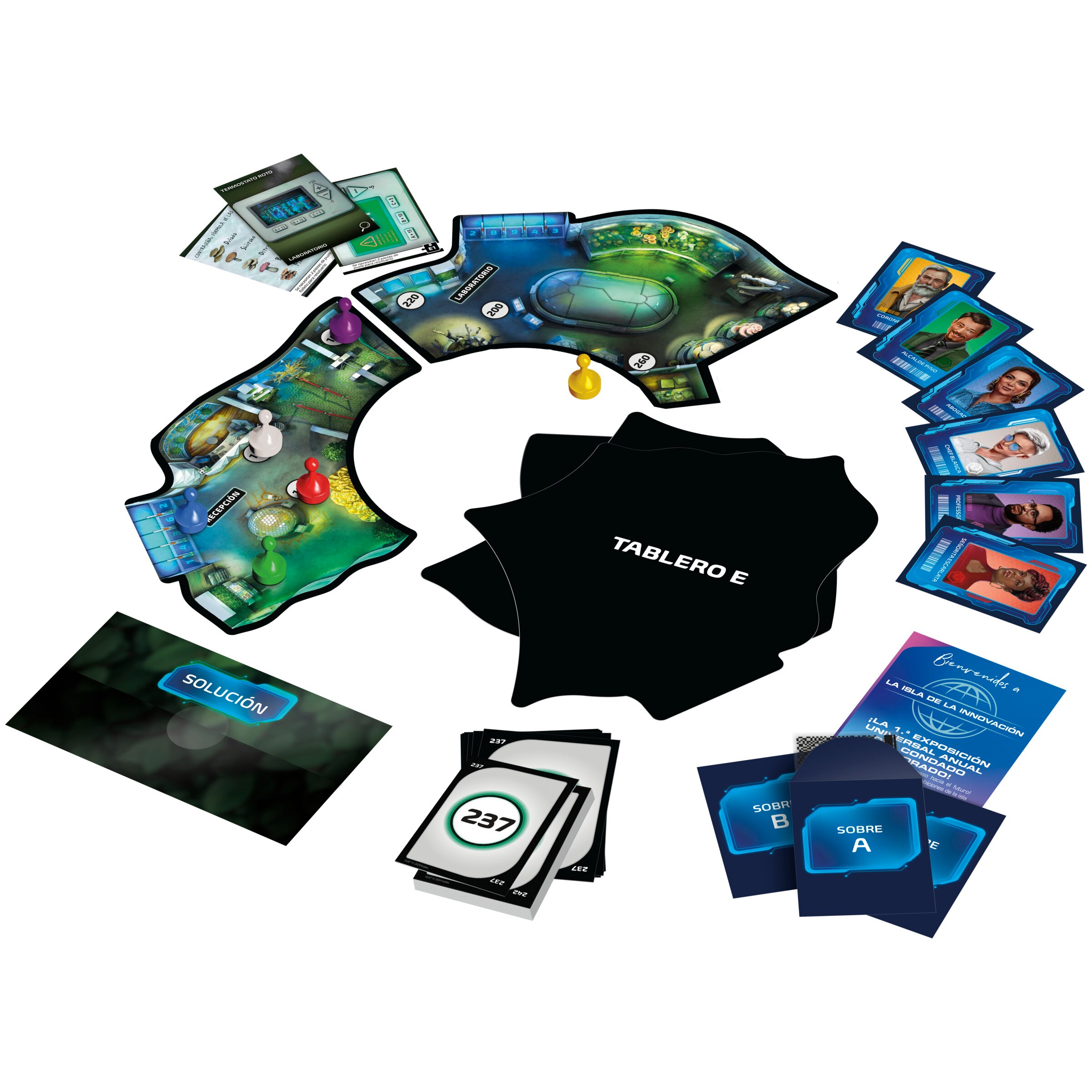 Juego de mesa Cluedo Escape: La Exposición Universal Hasbro 3