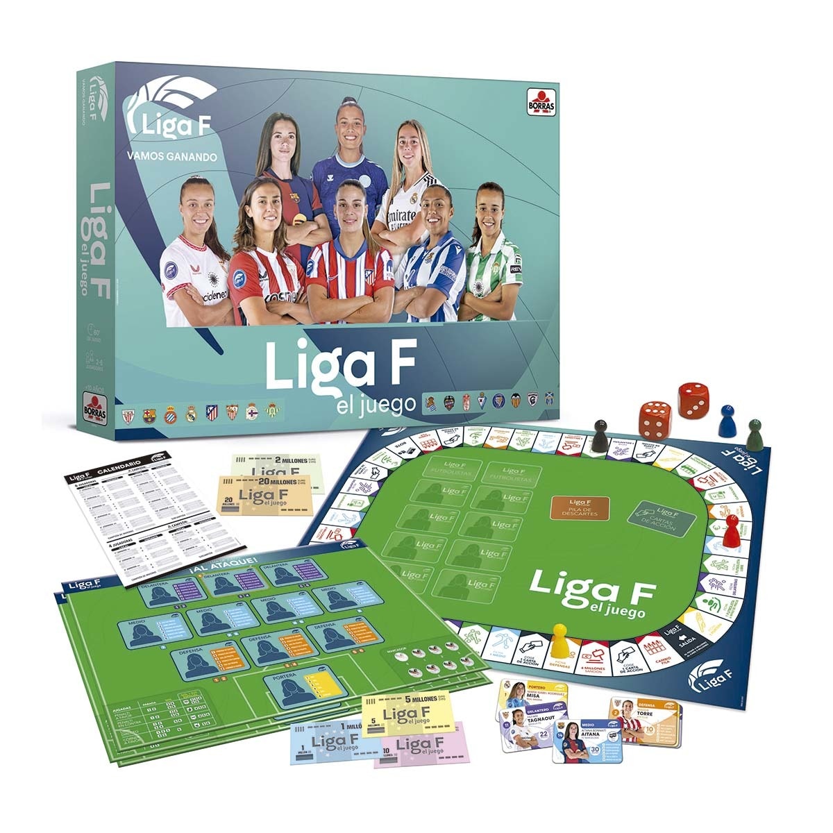 Educa Borrás - Juego de Mesa LIGAF. El juego 20242025
