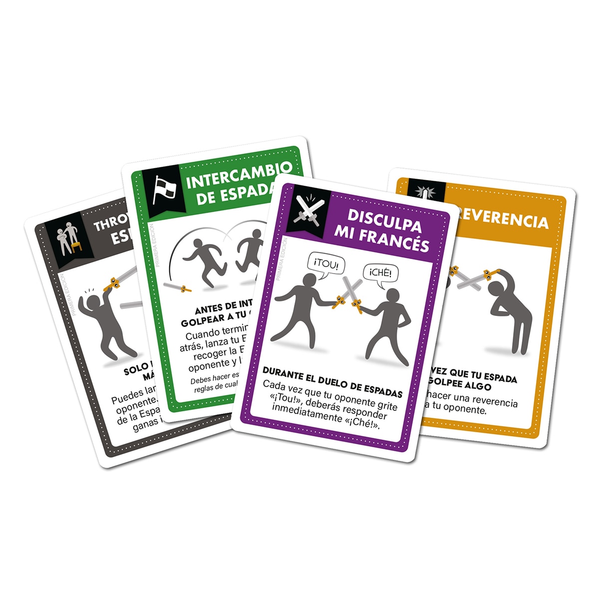 Juego de Mesa Vamos a pegarnos con espadas de mentira Asmodee 3