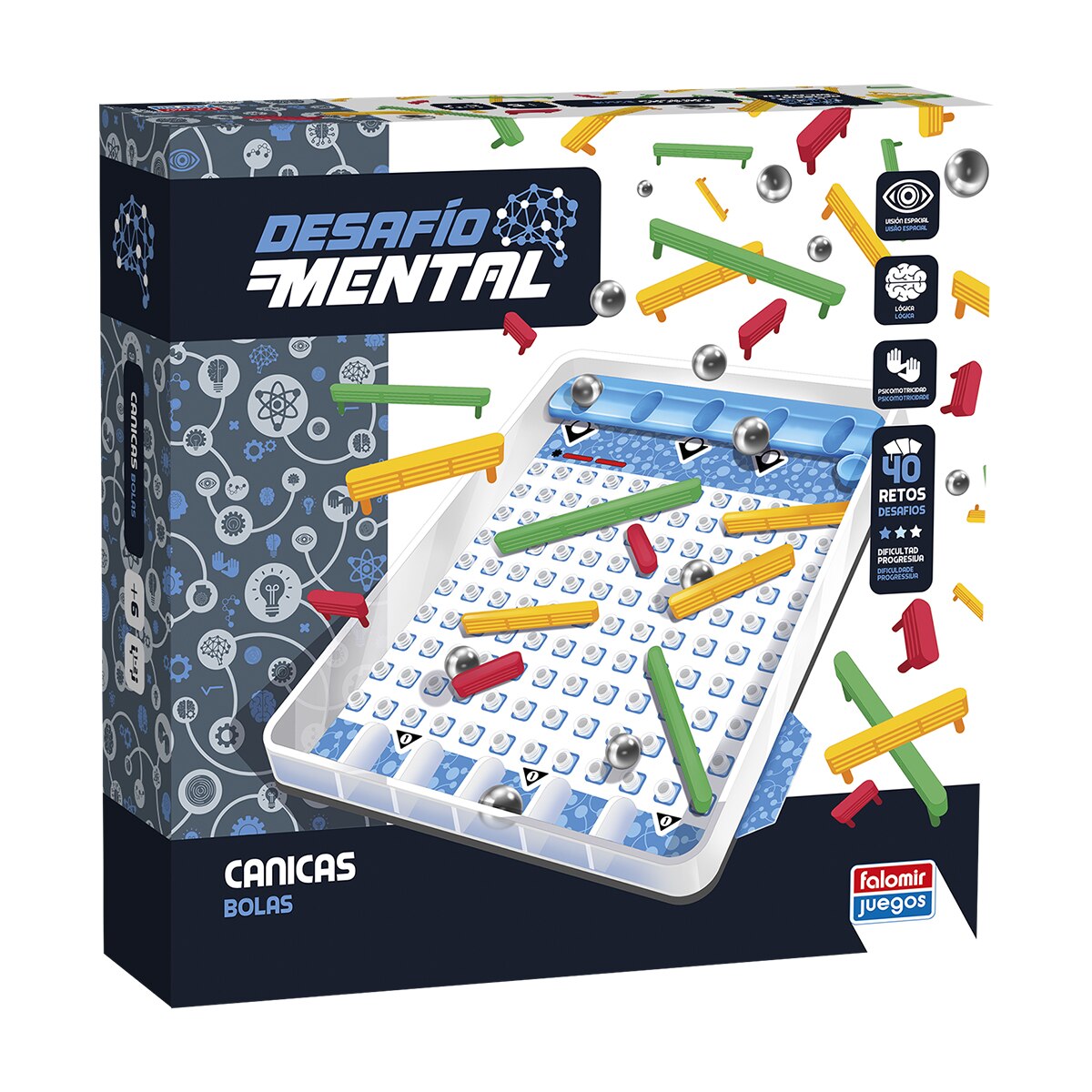 Juego de mesa Desafio Mental Canicas 1